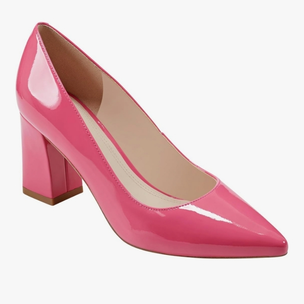 Marc Fisher Women's NWOT Fuschia Pink Pointy Toe Zala 3in Heel Pumps Size 8M - Picture 7 of 13
